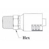 1/4 X 1/8 MALE PIPE NPT